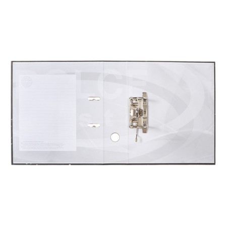 The registrar folder 75 mm, A4, calligrata, economical marble, black, mix-14
