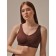 Top female Shaper with Cup SPALLA LARGA, S/M size, Cocoa color