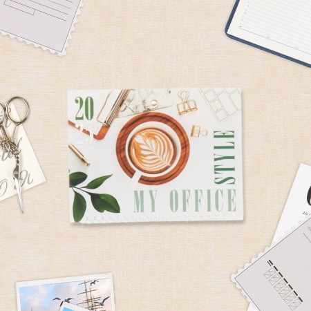 Calendar quarterly Mini-CRIOO "My Office Style" 2025, 19.5 x 47 cm-1