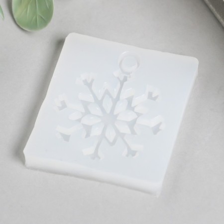 Mold Silicon "Snowflake Suspension" 0.8x3.8x4.3 cm-1