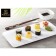 Porcelain dish for sushi/canapes Wilmax, 30.5 × 12 cm, white color