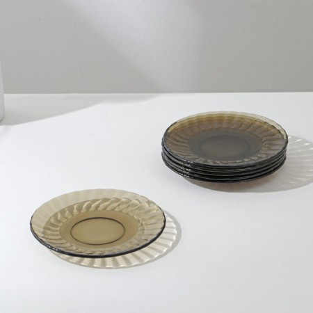 Elica table set, 44 items, glass, haze-3