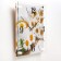 Wall clock: flowers, "chamomile tea", 35x35 cm