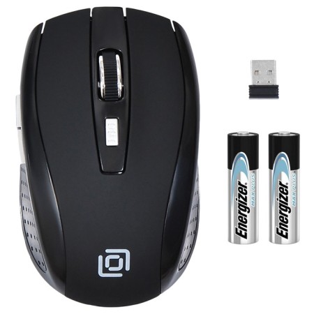 Mouse call 455MW black optical (1600DPI) wireless USB for a laptop (5but)-8