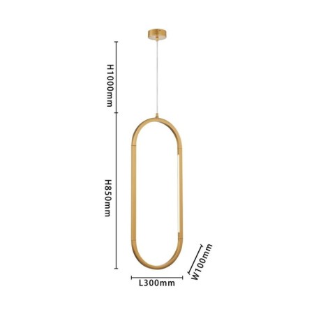 Suspension Castled 20 mm, LED 14.4W-2
