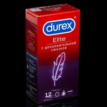 Durex Elite condoms, super -thin, 12 pcs.