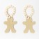 A set of rings for napkins 2 pcs. "Gingerbread", col. brown, 6*7 cm, tree