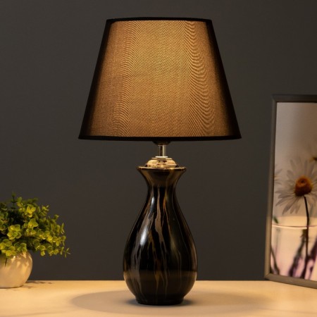 Lillian table lamp E27 40W Black 25x25x42cm Risalux-1