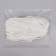 Shoes for shoes, steam, flat, 6 mm, 90 cm, packing 25 pcs, white color