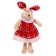 Soft toy "Zazyusha in a dress", color mix
