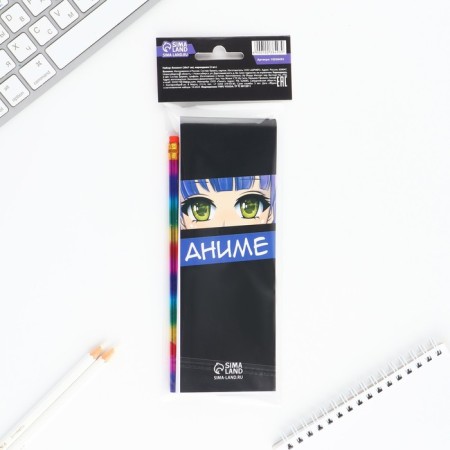 Set 2 pencils and notebook "Kawaiii"-9