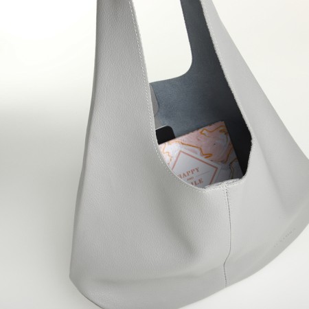 Women's bag on magnet Textura, large size, color gray-5