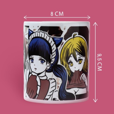 Ceramic Arigato mug, 320 ml, white color-1