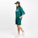 Women's costume with MIST OLD School shorts size 48, green color