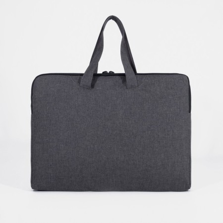 Laptop bag, gray color-4
