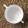 Trianon glass -ceramic broth, 300 ml, white color