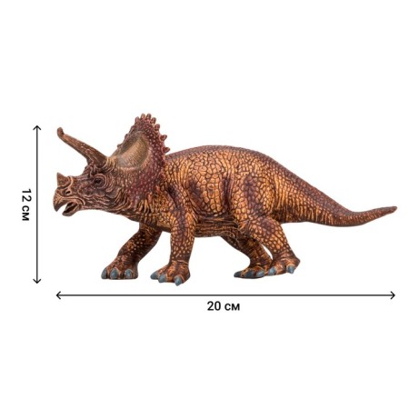 Dinosaurian figure "World of dinosaurs: tricratops", 20 cm-7