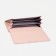 Women's wallet on magnets, pink color