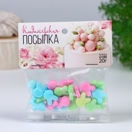 Confectionery sprinkling "Rabbit", 20 g-1