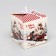 Gift folding box "steam locomotive", 12 x 12 x 12 cm