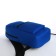 Youth backpack with lightning, external pocket, blue color