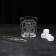 The set "First in everything", glass glass 250 ml, stones for whiskey, forceps