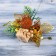 Decor "Winter Tale" Berries and Gift, 15 cm, gold