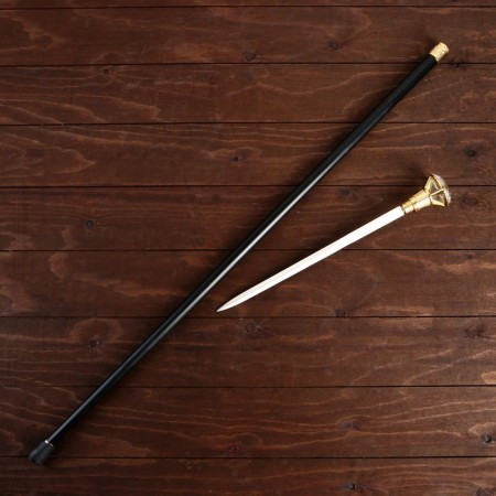 Souvenir product cane with a dagger, blade 30cm-1