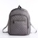 City backpack of textiles on lightning, 2 outer pockets, color gray color