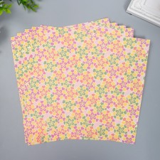 1-sided paper with gold embossing 
