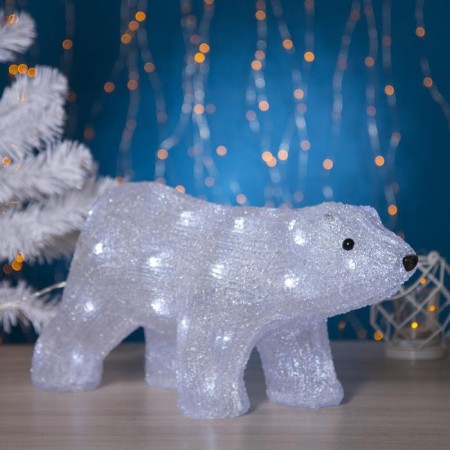 LED figure "Bear" 45 × 23 × 15 cm, acrylic, 40 led, 220 V, glow of white