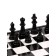Chess 31 x 31 cm, King H-5.8 cm, d-2.3 cm, plastic board and figures