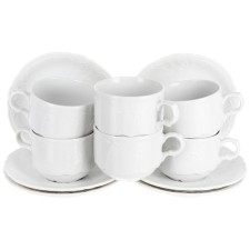 A 240 ml cup with a saucer 150 mm low bernadotte, a superior