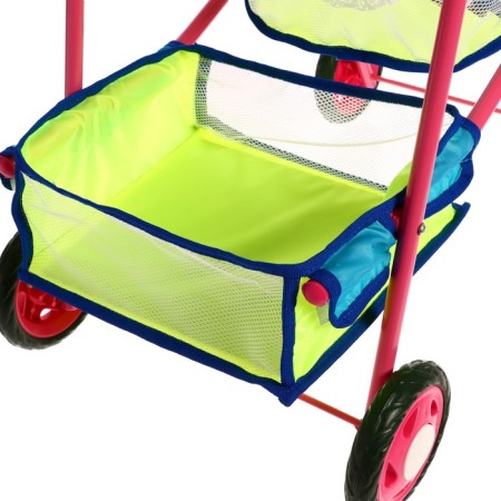 Puppet stroller # 5, lemon/blue color-4