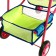 Puppet stroller # 5, lemon/blue color