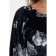 Female dress, size 44, black color, white