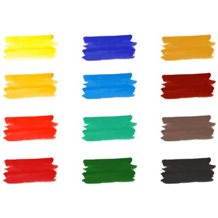 A watercolor art in cuvette, 12 colors x 2.5 ml, gamma "Old Master", in cardboard packaging, 20052021-3