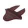 Horse ears, brown with edging