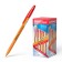 Ballic handle Erichkrause R-301 Orange Stick, node 0.7 mm, ink red, letter line 2000 meters, barcode on the handle