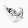 Hook-cat, with capture, 9 cm