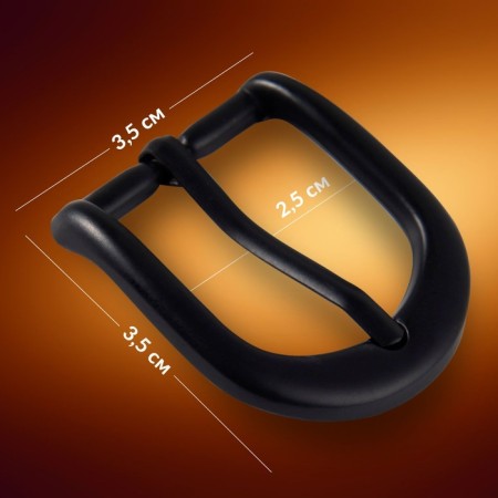 A belt buckle, 3.5 × 3.5 cm, 25 mm, black color-1