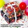 A set of packaging paper, 70 × 100 cm, 3 sheets, cars, spider, Avengers
