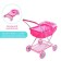 Stroller for dolls, universal, with a basket