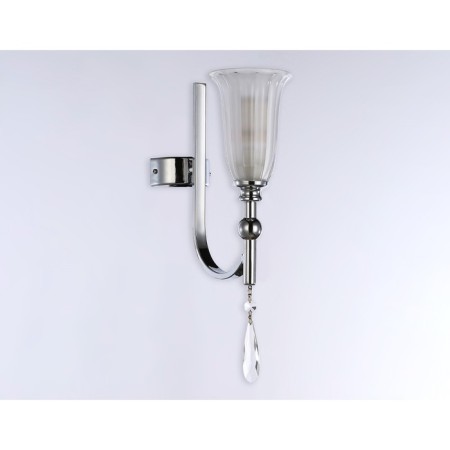 Wall lamp with crystal Ambrella Light, Traditional, TR3253, 1HE14, Color Chrome-4