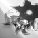 Earrings Metal "Japan" shurikens on the ring, the color of silver