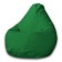 The hand-bag “pear” is positive Modus, size XL, diameter 95 cm, height 125 cm, velor, green color