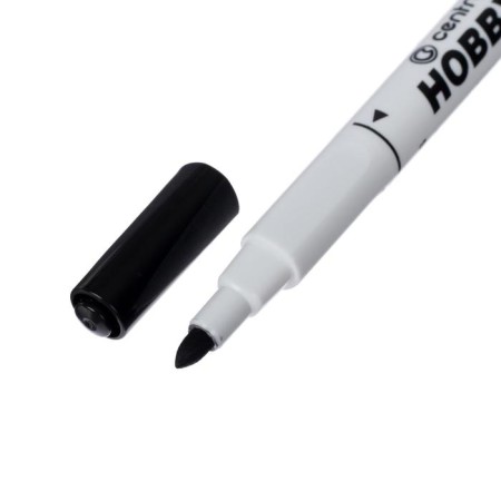 Special marker 3.8 mm Centropen 2799/12 Hobby Plus, line 1 - 3.0 mm, black color, cardboard packaging-3