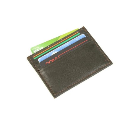 Cartholder, 4 pockets, brown matte