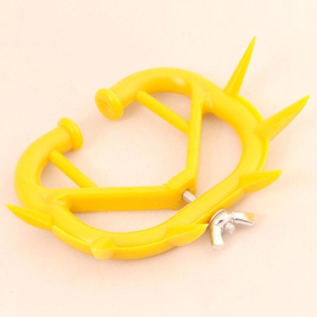Ring against self -evidence, 10.5 × 7.5 cm, yellow-1