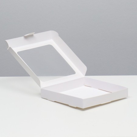 Self -charged box, white, 19 x 19 x 3 cm-1